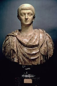 Constantijn I (c.274-337) c.350 AD (marmer)